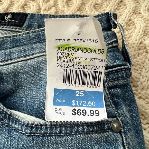 AG The Harper Essential Straight 25 Seasprite - Picture 6 of 10